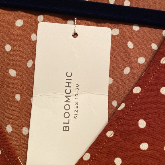 Brand New BloomChic Rust Sleeveless Dress…size 18-20 - Picture 5 of 5
